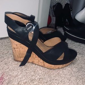 Black and Tan wedges
